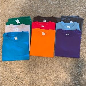 Never used Boys T-Shirts- variety of colors.
